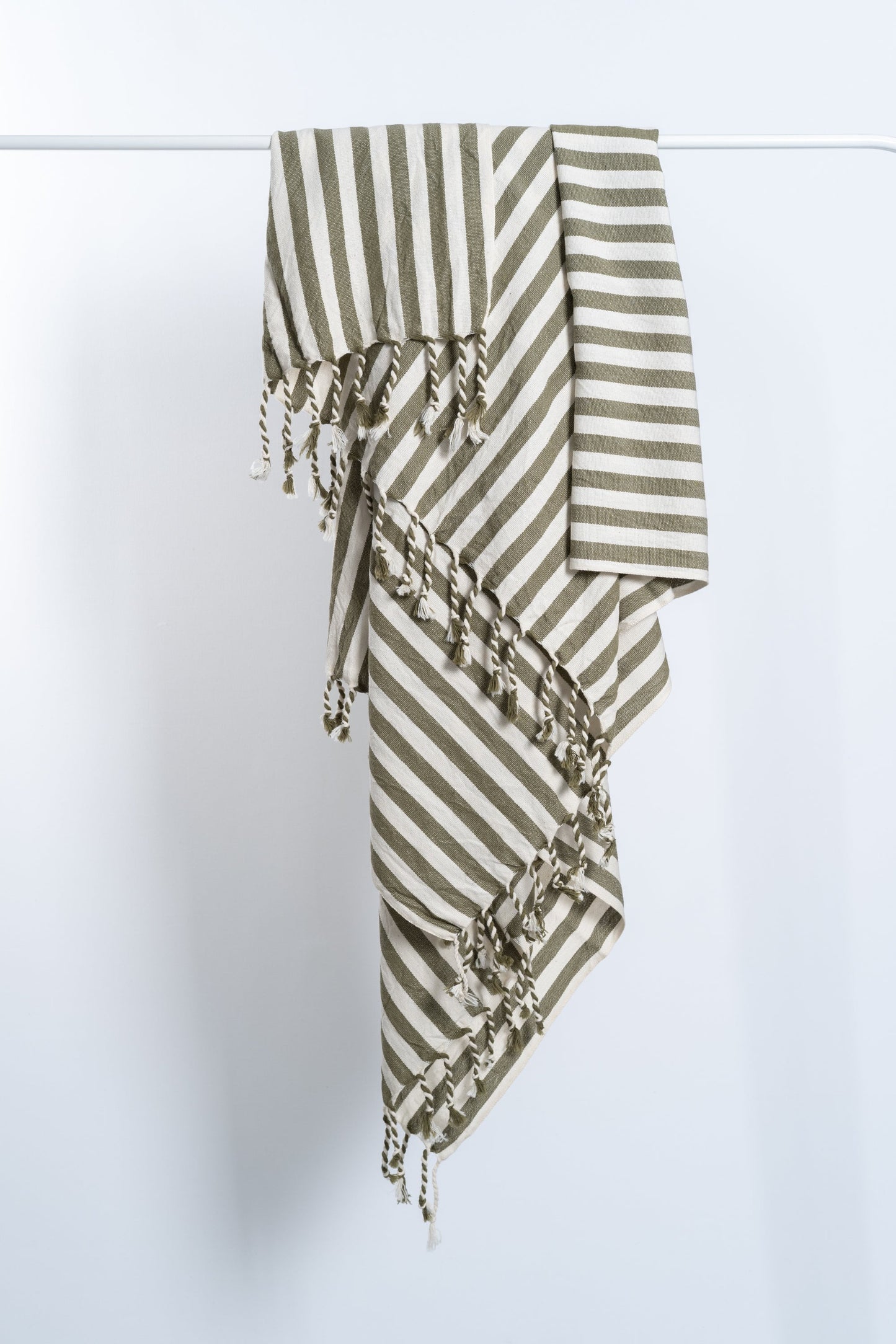 Girit Haki Cotton Linen Towel