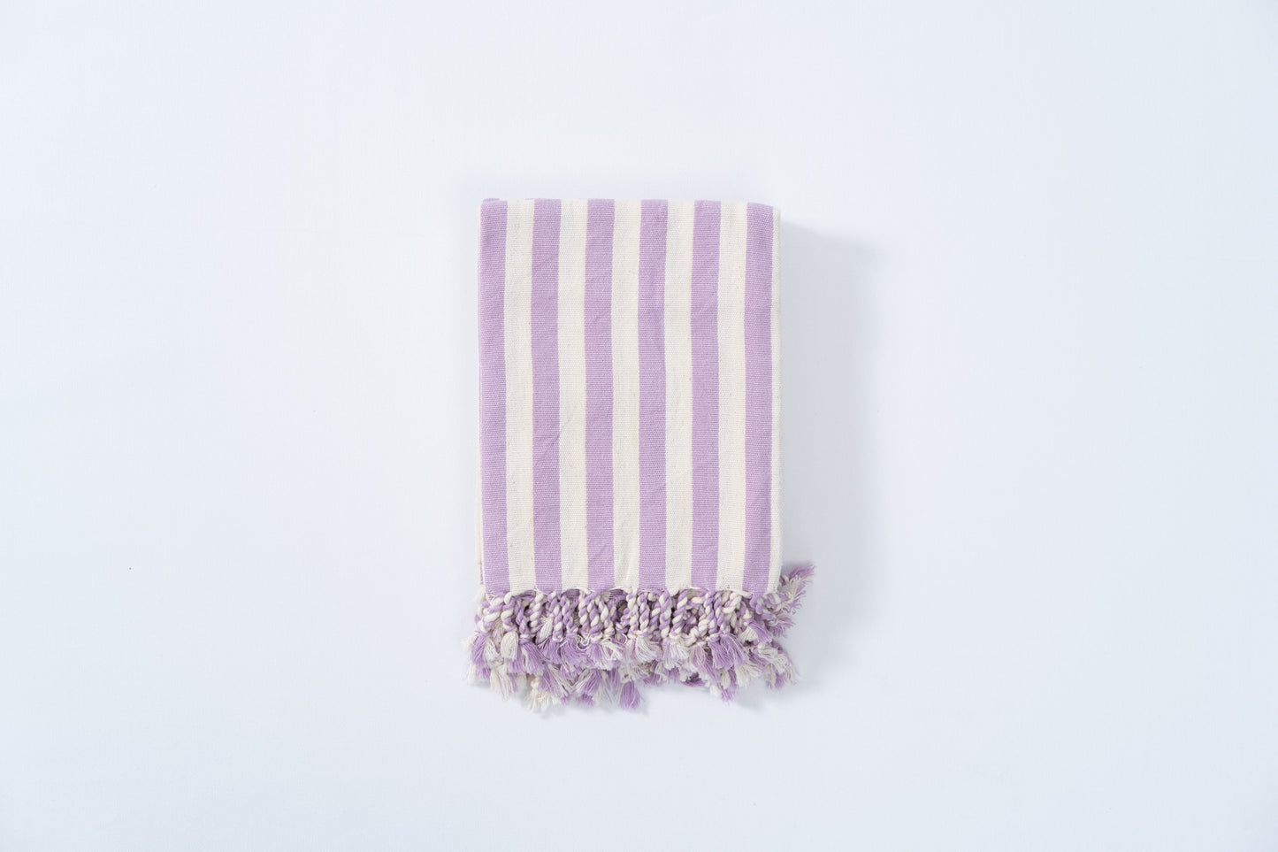Girit Lilac Cotton Linen Towel