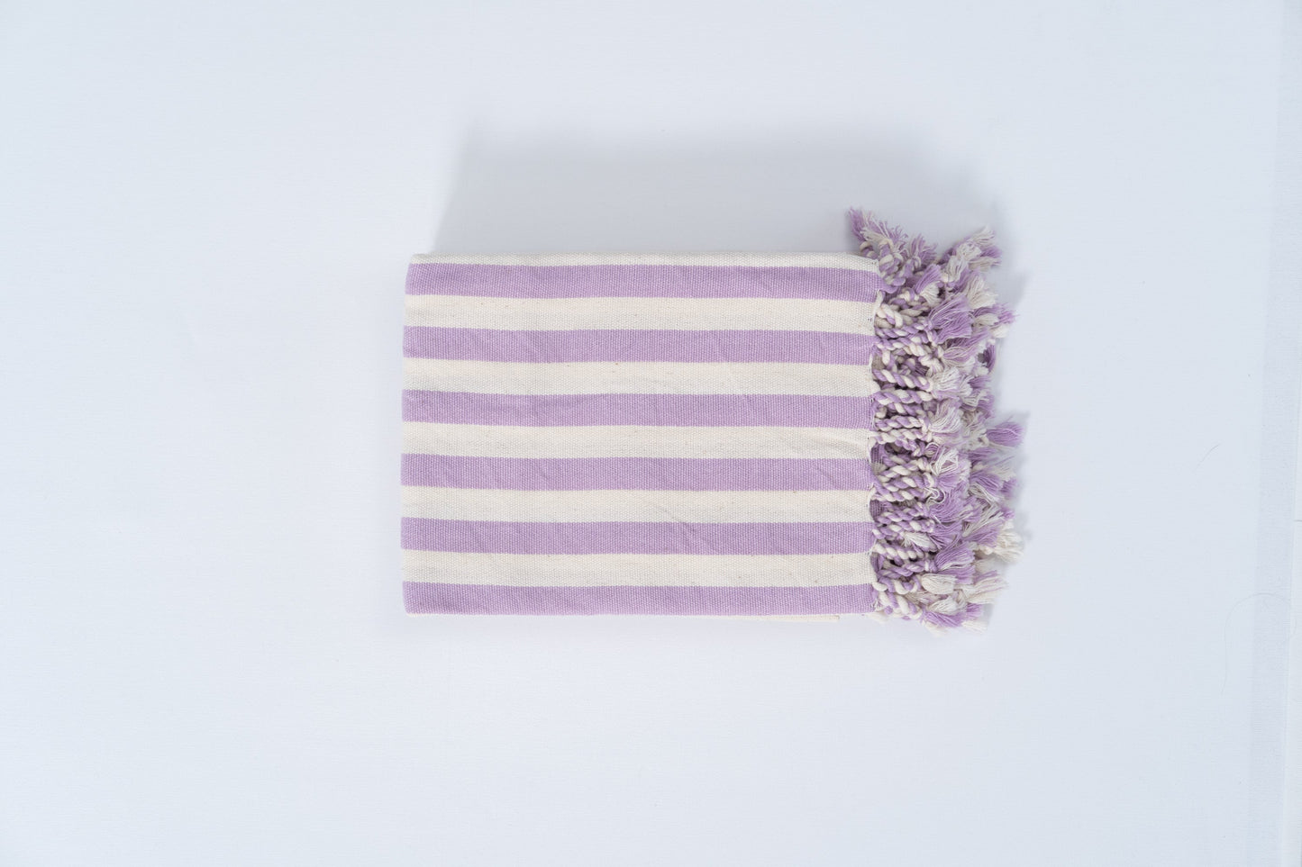 Girit Lilac Cotton Linen Towel