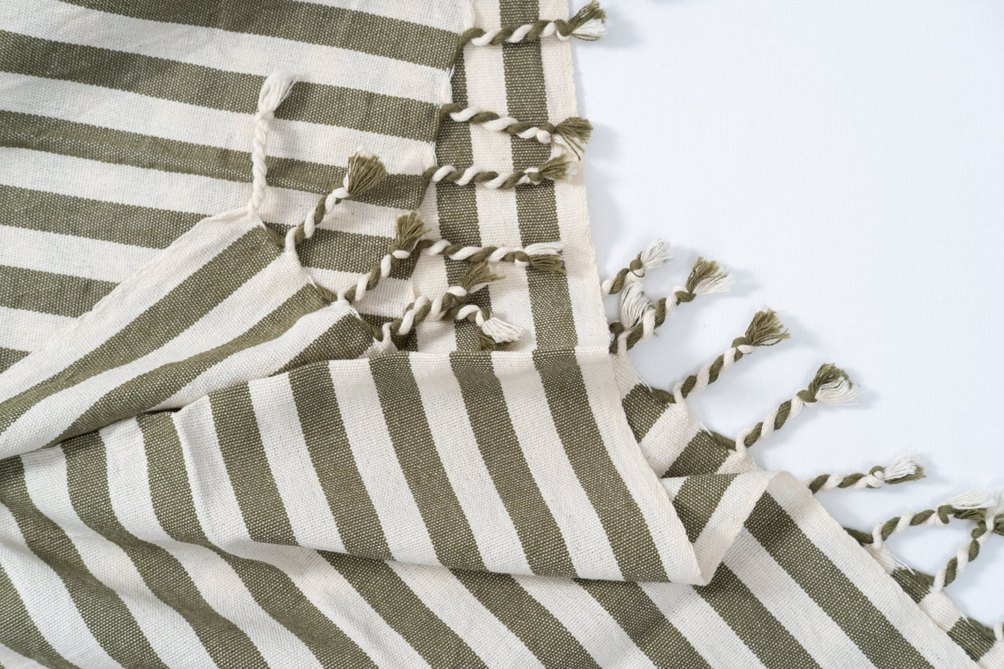 Girit Haki Cotton Linen Towel