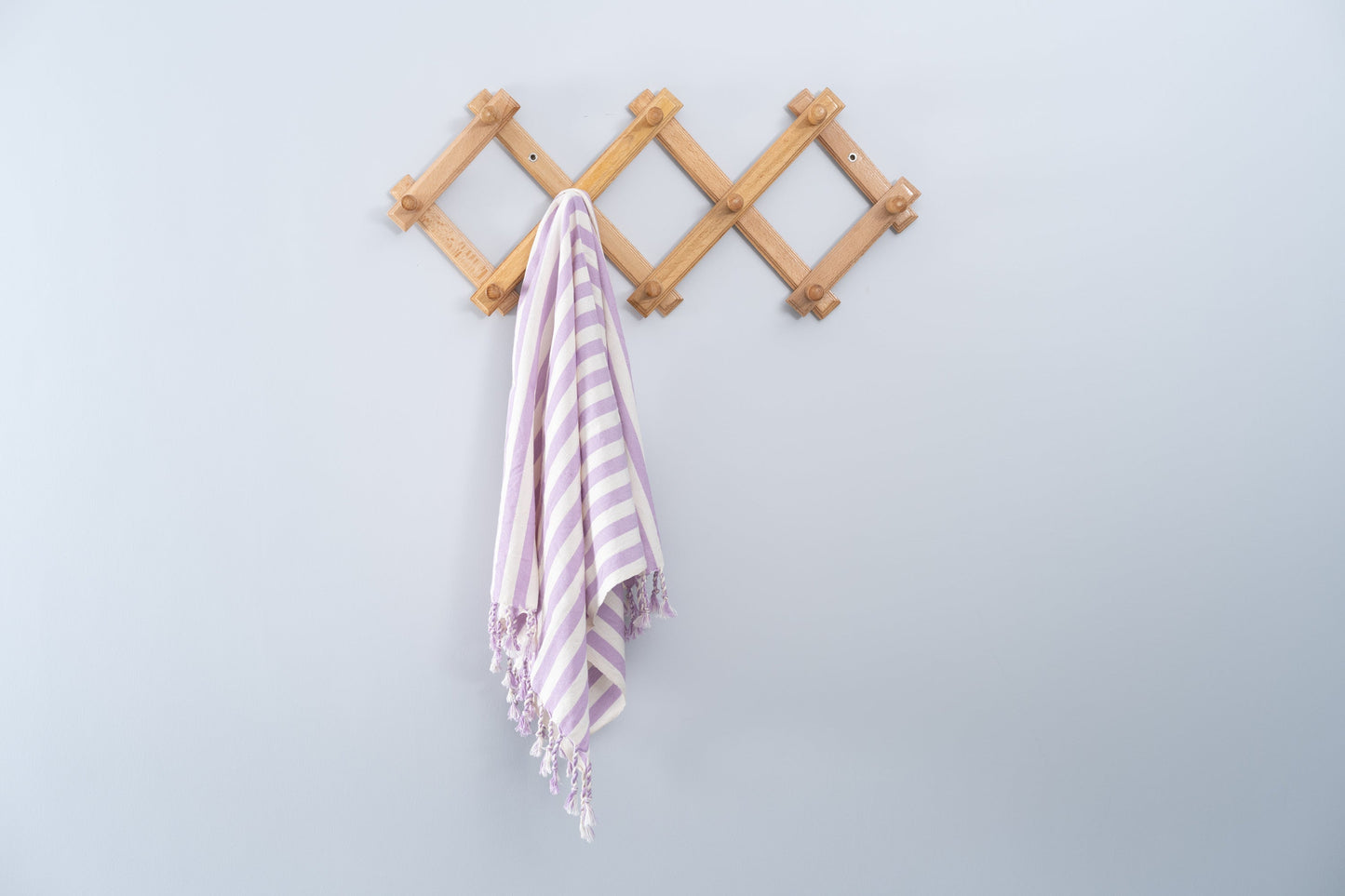 Girit Lilac Cotton Linen Towel