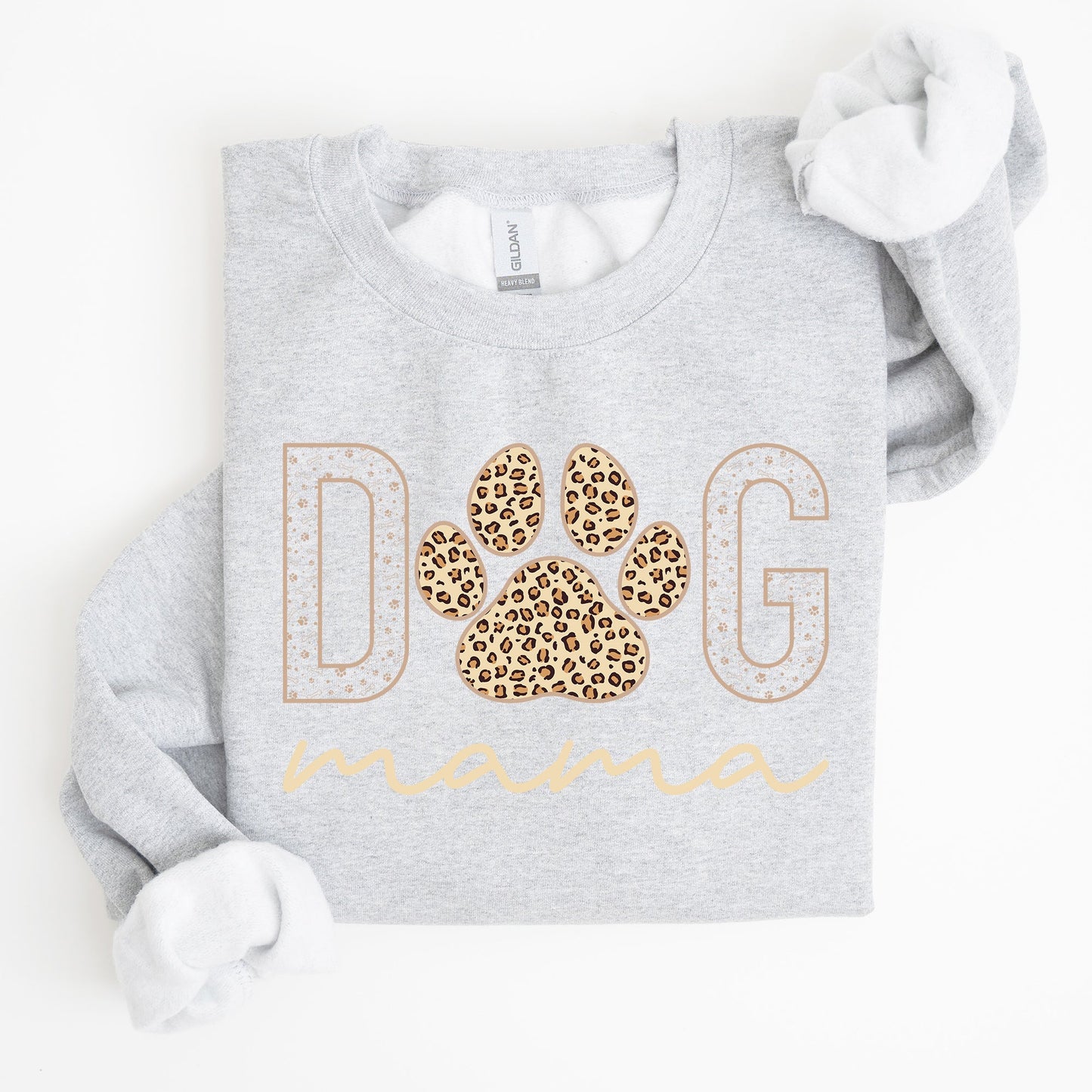 Dog Mama, Leopard Print Sweatshirt, Mother's Day Gift