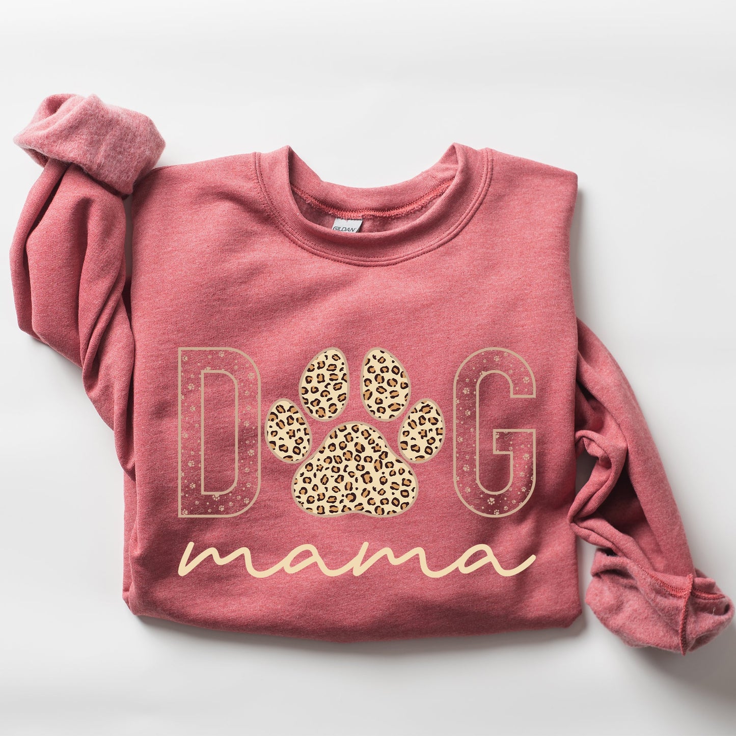 Dog Mama, Leopard Print Sweatshirt, Mother's Day Gift