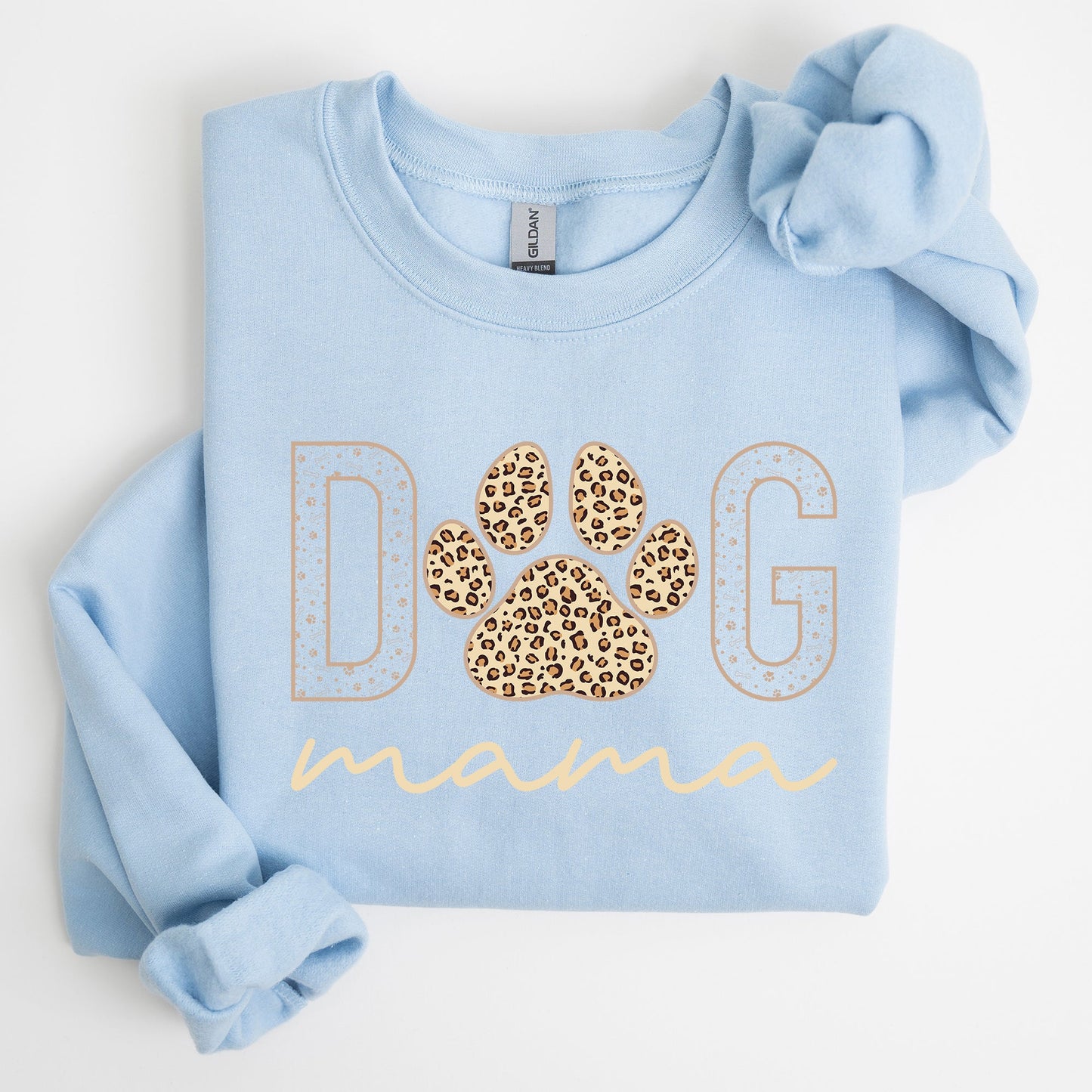 Dog Mama, Leopard Print Sweatshirt, Mother's Day Gift