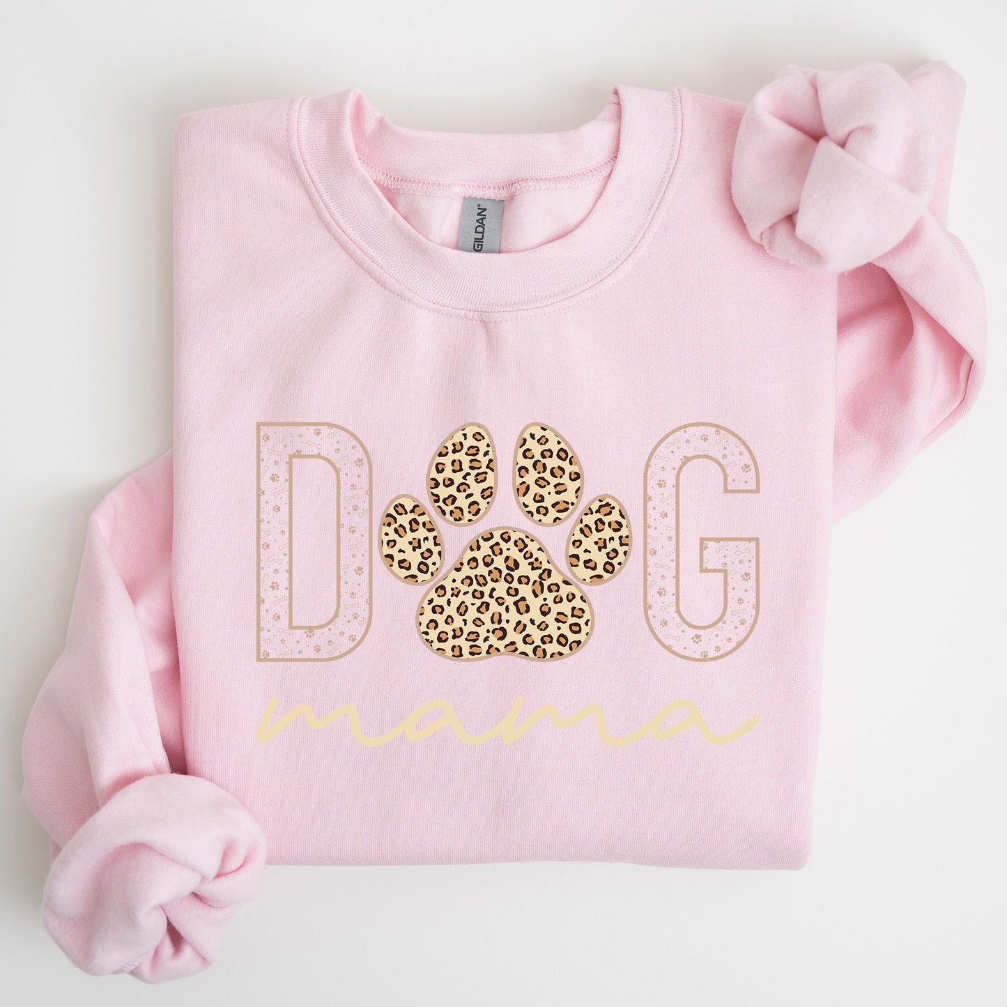 Dog Mama, Leopard Print Sweatshirt, Mother's Day Gift