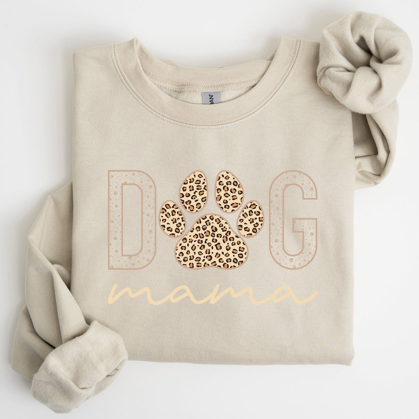 Dog Mama, Leopard Print Sweatshirt, Mother's Day Gift