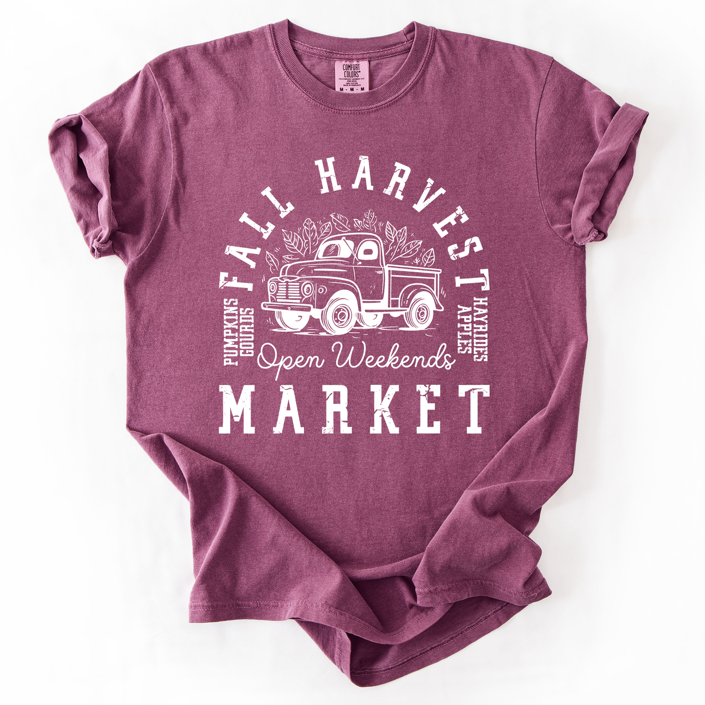 Fall Harvest Market, Pumpkins, Autumn, Comfort Colors T-Shirt