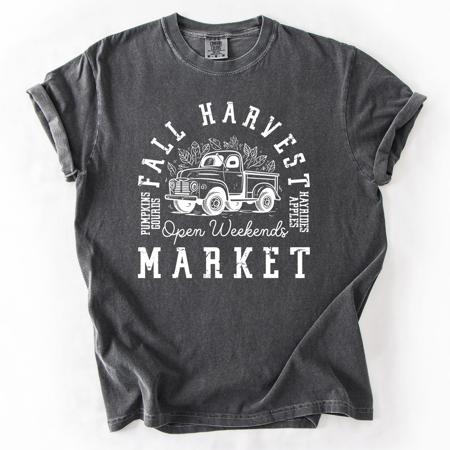 Fall Harvest Market, Pumpkins, Autumn, Comfort Colors T-Shirt