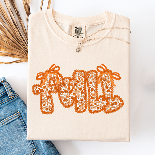 Fall, Beautiful Bows Ribbons, Colorful, Autumn, Coquette, Comfort Colors T-Shirt
