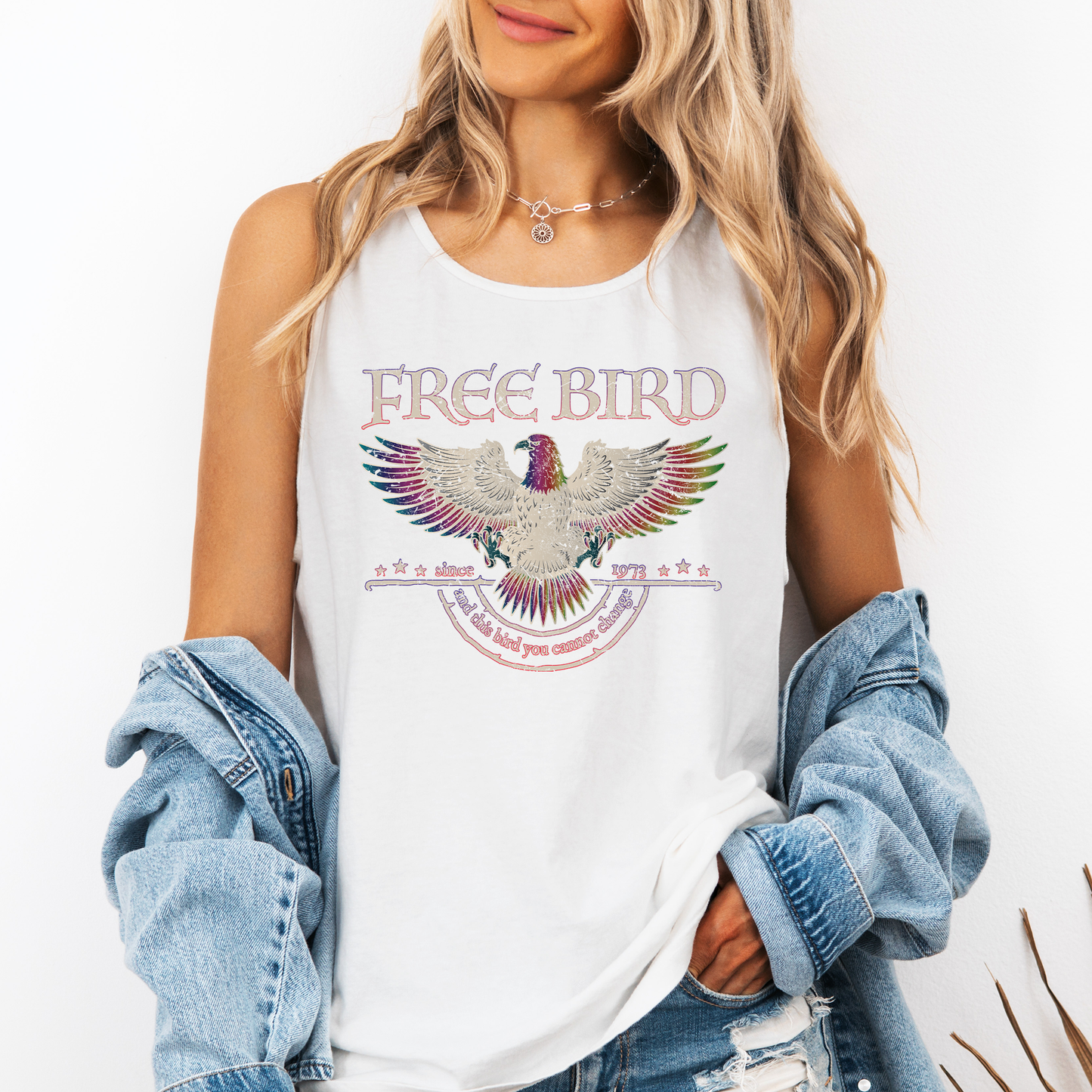 Free Bird, Music, Festival, Original Designer Comfort Colors Tank Top