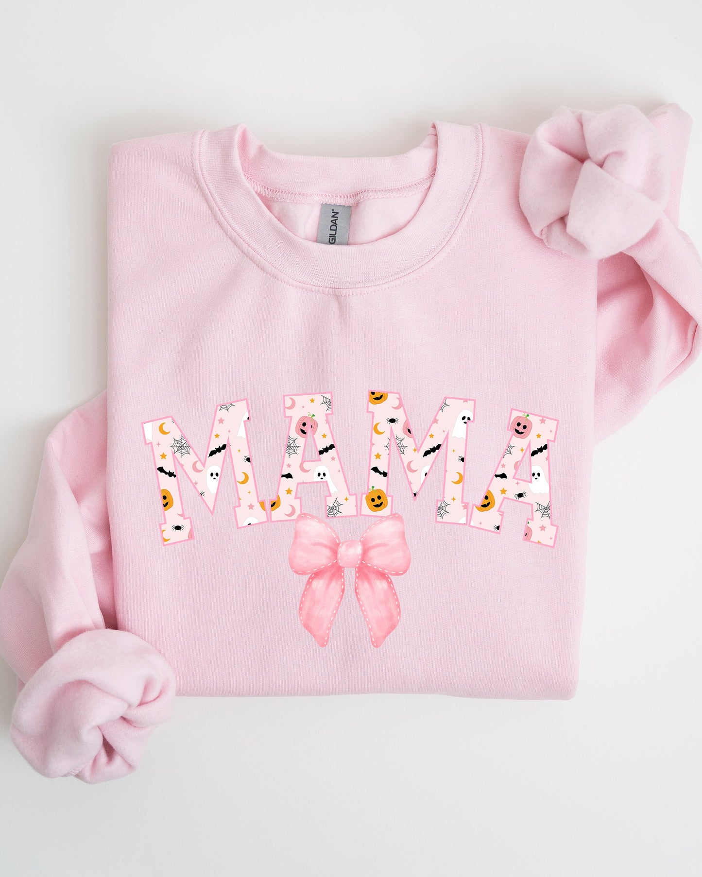 Halloween, Mama, Coquette Ribbons and Bows, Fall, Autumn Sweatshirt