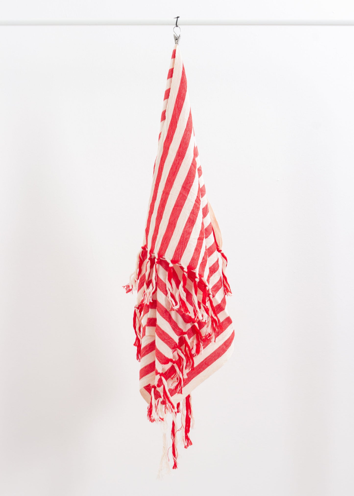 Girit Red Cotton Linen Towel