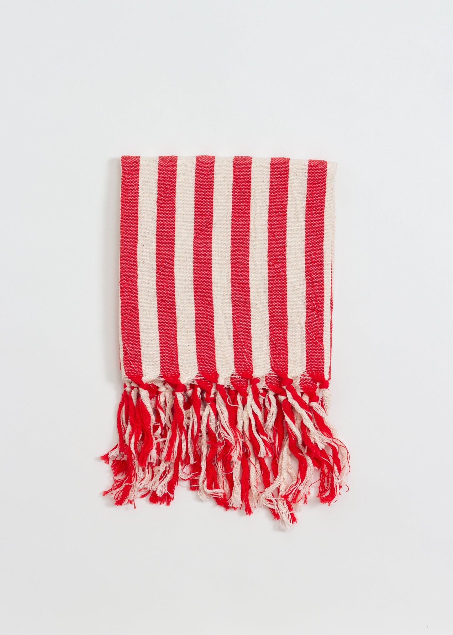 Girit Red Cotton Linen Towel