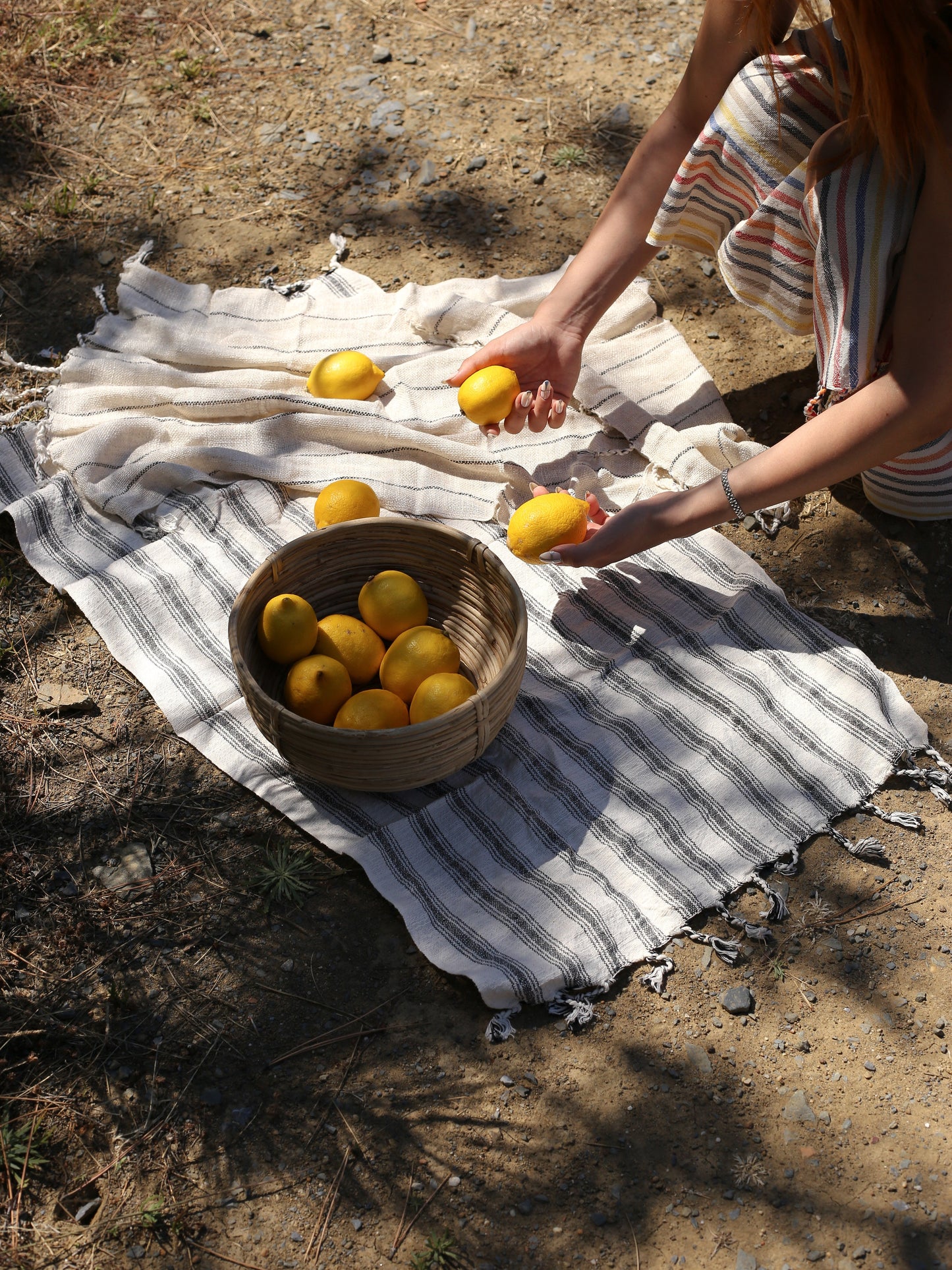 Titus Santuklu Cotton Linen Towel