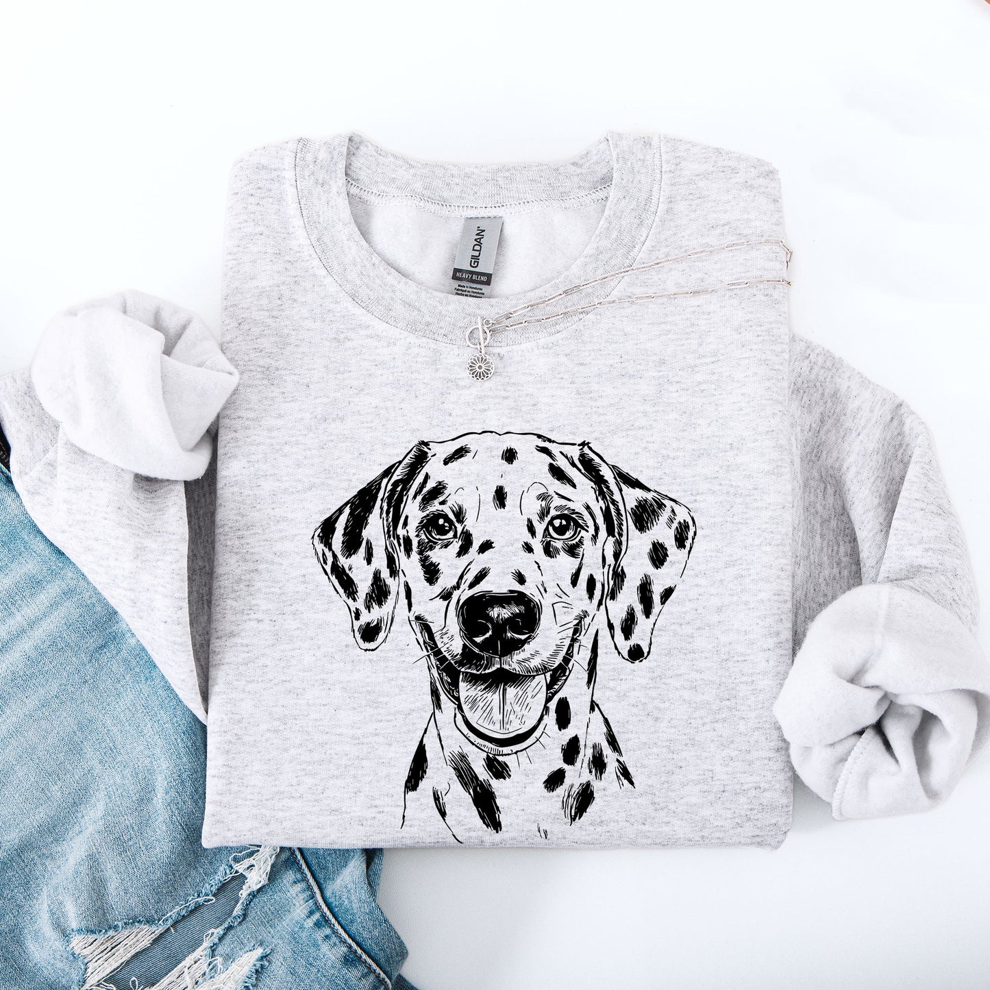 Dalmatian, Pet, Dog Breed Sweatshirt