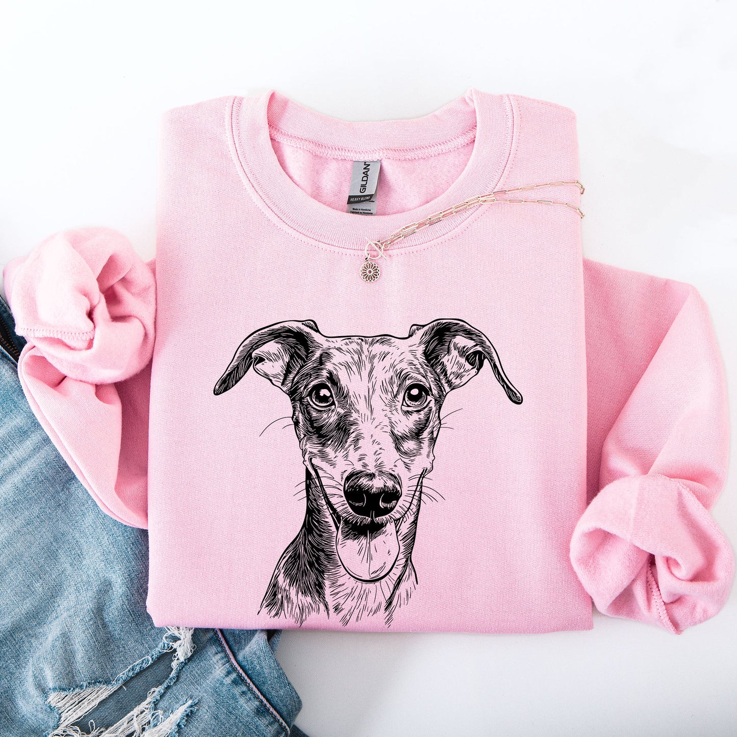 Grey Hound, Pet, Dog Breed Sweatshirt