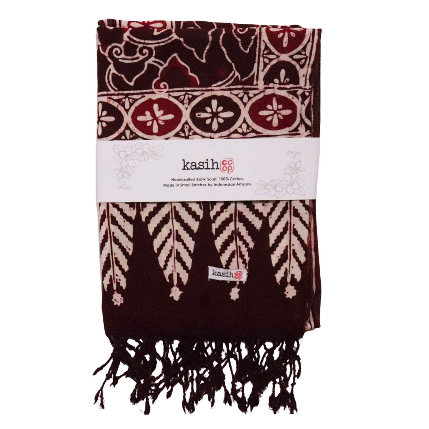 Batik Scarf - Cotton - Storm