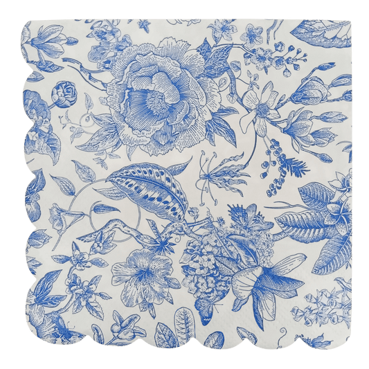 Blue Delft Cocktail Napkins