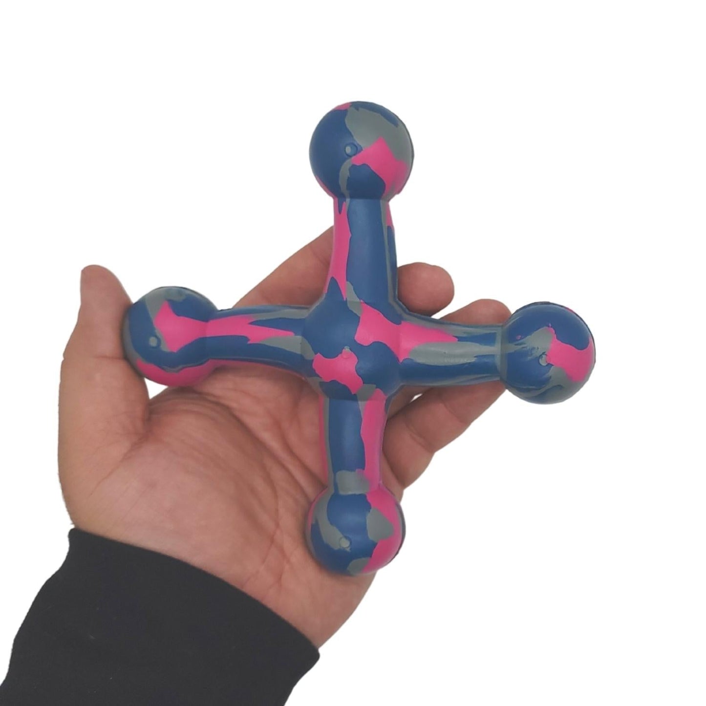 Natural Rubber Jack Dog Toy – Durable, Non-Toxic Chew Toy for Engaging Play and Enhanced Agility