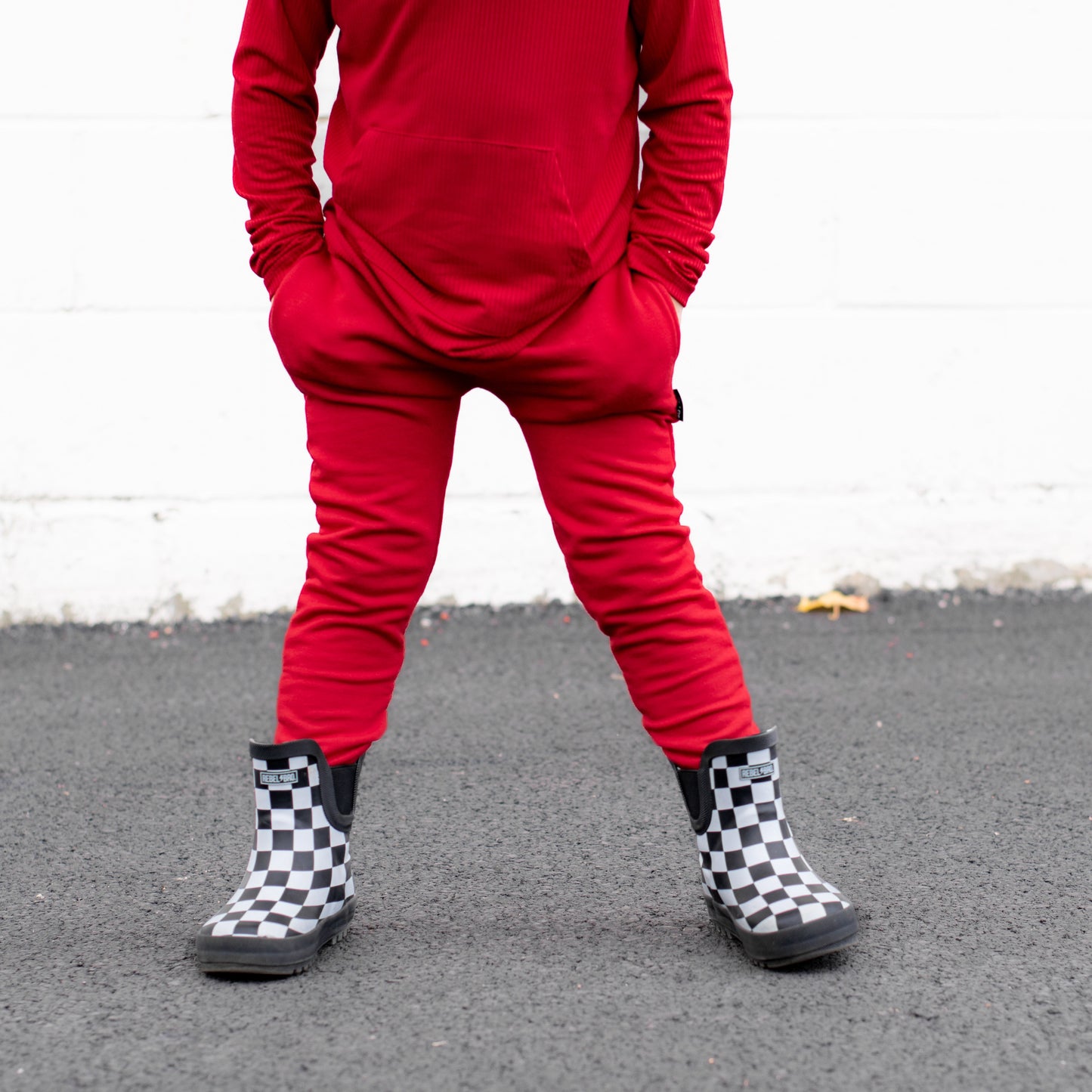 HAREM PANTS- Red