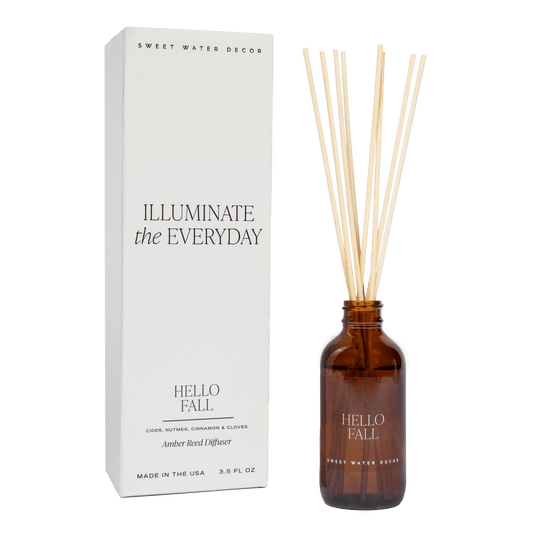 Hello Fall Amber Reed Diffuser