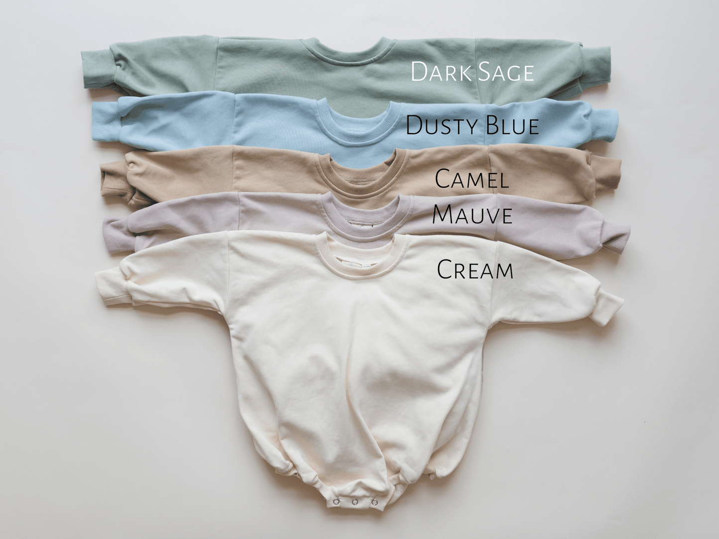 Checkered Ghost Sweatshirt Romper - more colors