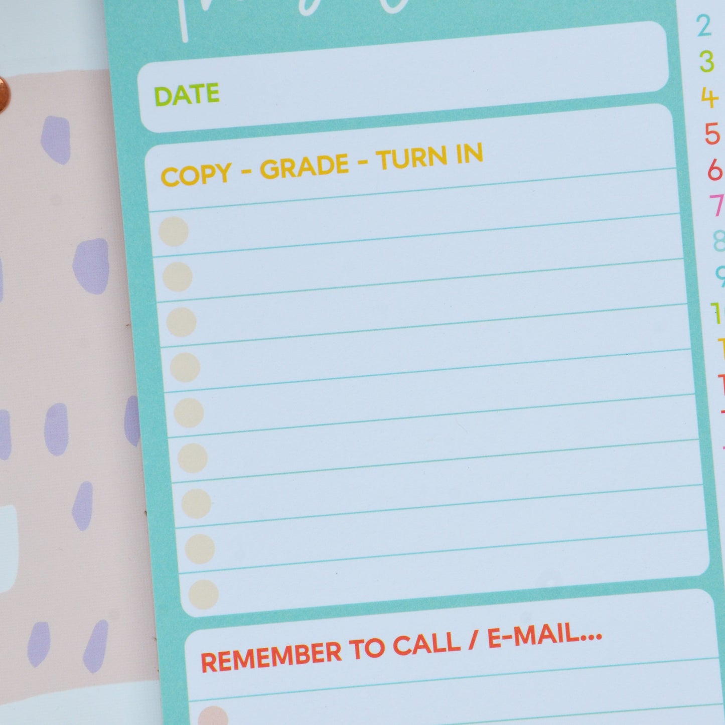 Notepad - THIS WEEK in My Classroom - Teacher's Weekly Notepad