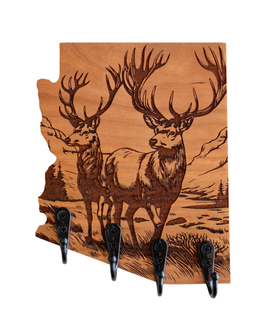 Two Elk Forest Arizona Wall Hanger