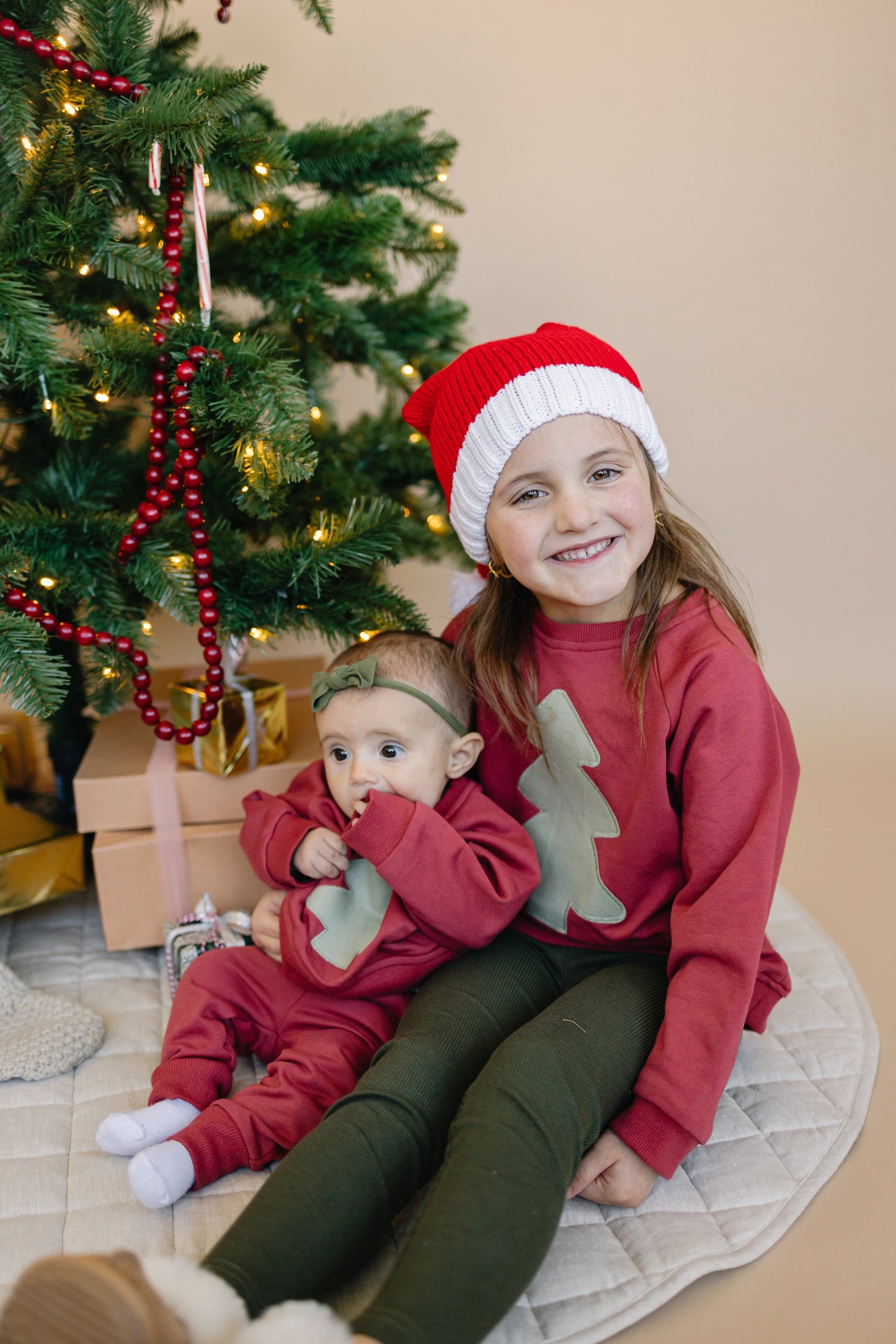 Christmas Tree Applique Sweatshirt