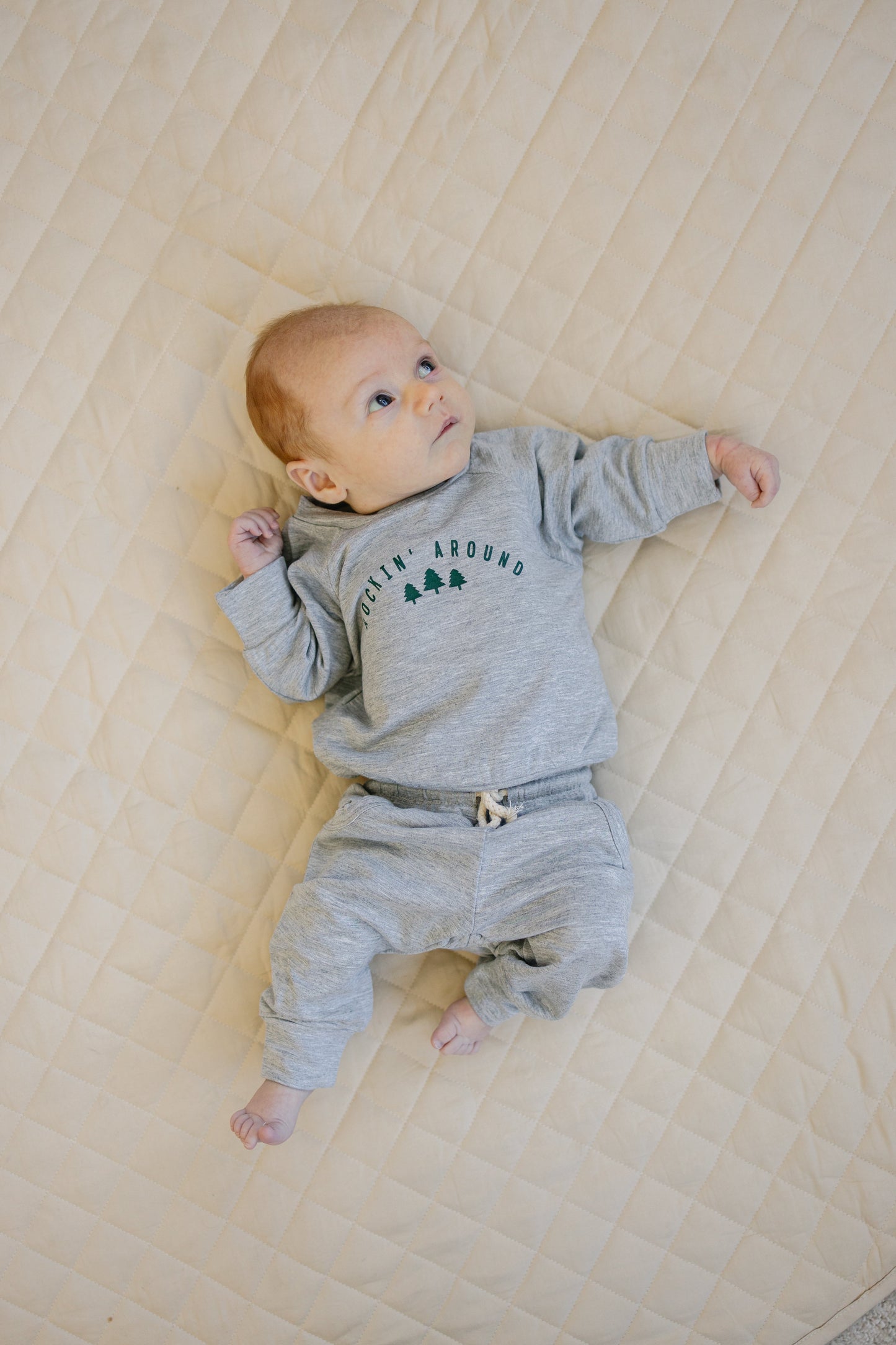 Rockin’ Around Bamboo Christmas Crewneck & Jogger Set