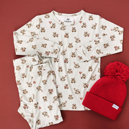 Teddy-Gram 2pc Bamboo Pajamas