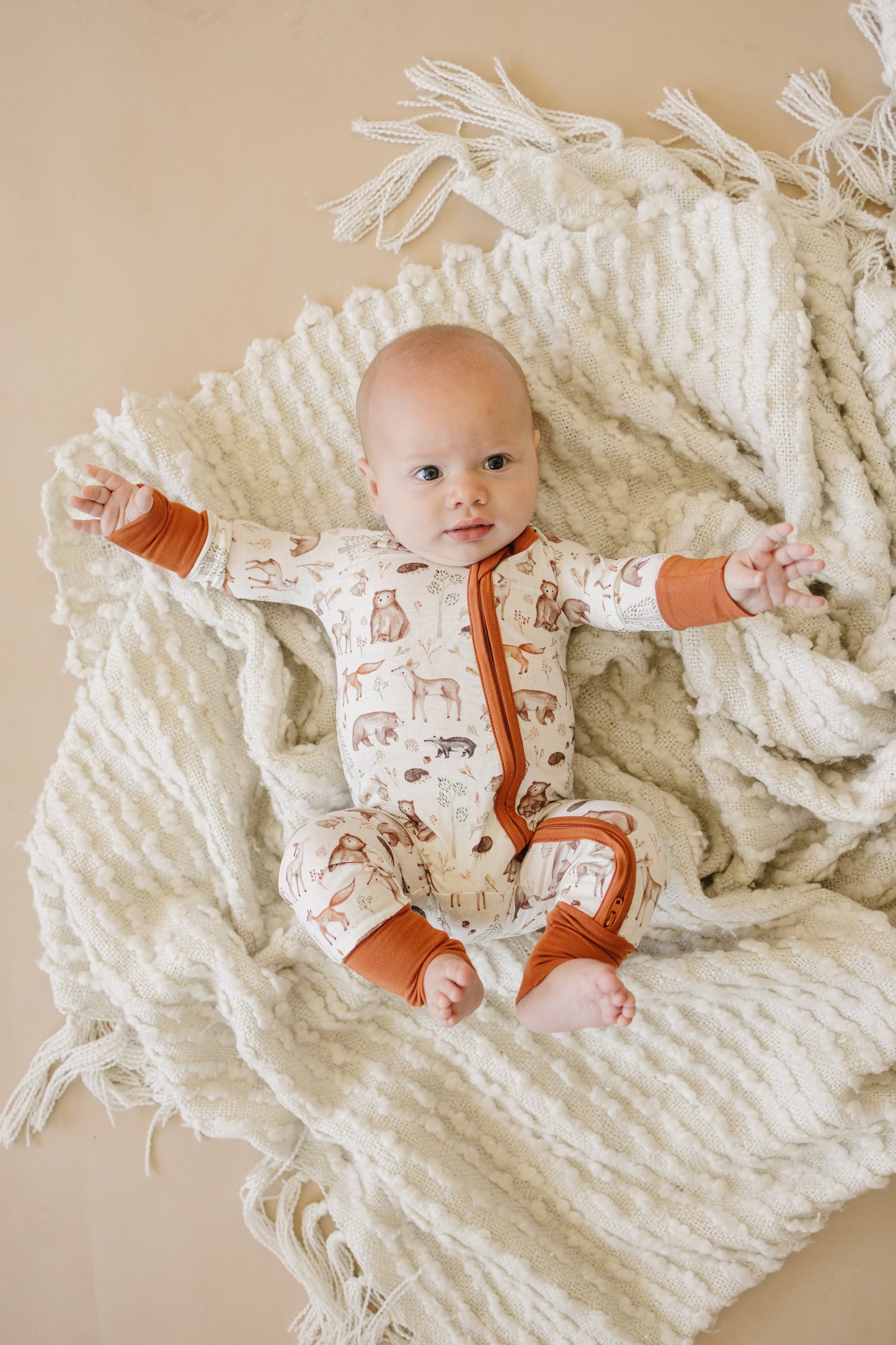 Forest Friends Bamboo Zippy Pajamas *18-24 months left