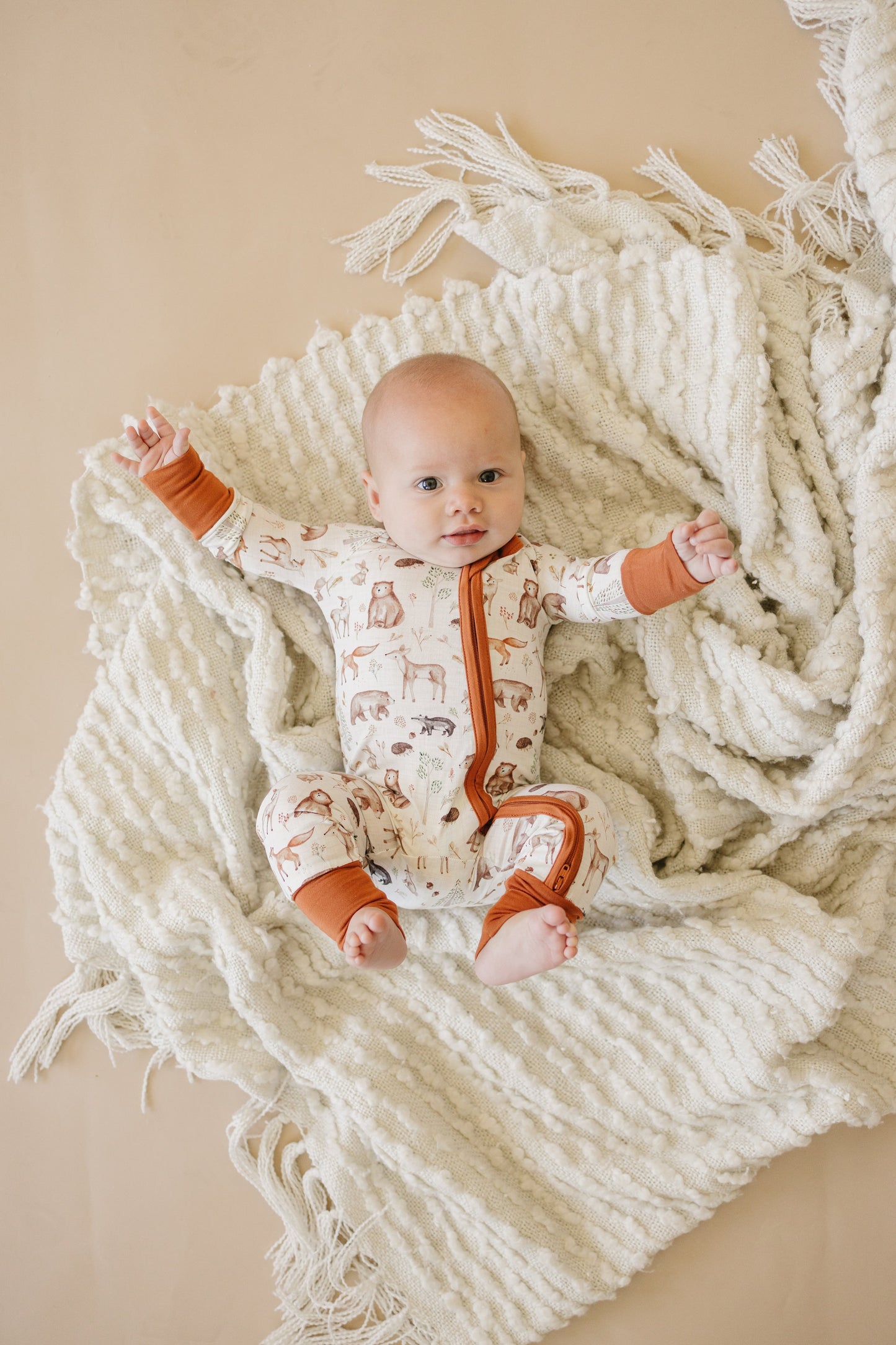 Forest Friends Bamboo Zippy Pajamas *18-24 months left