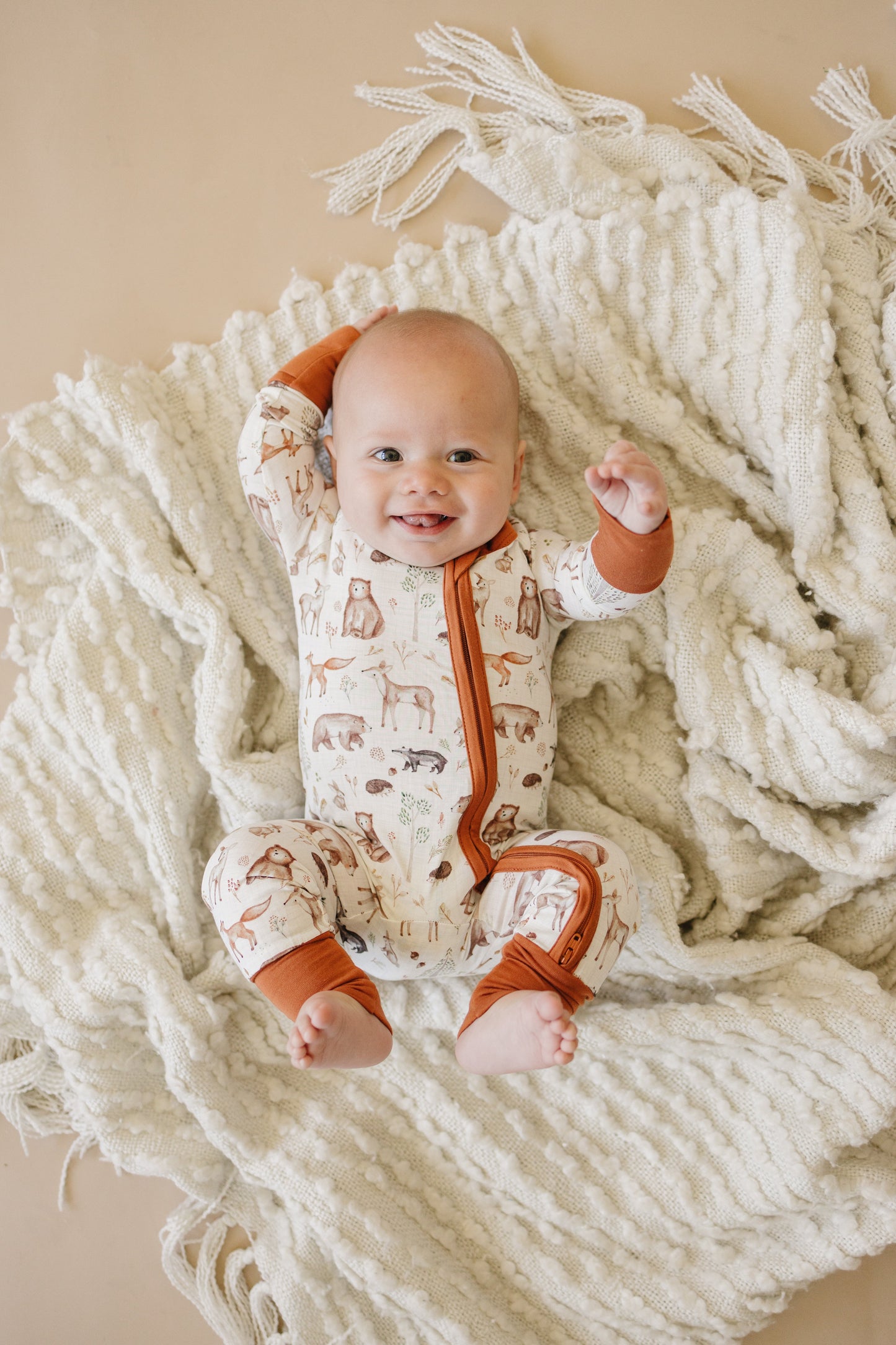Forest Friends Bamboo Zippy Pajamas *18-24 months left