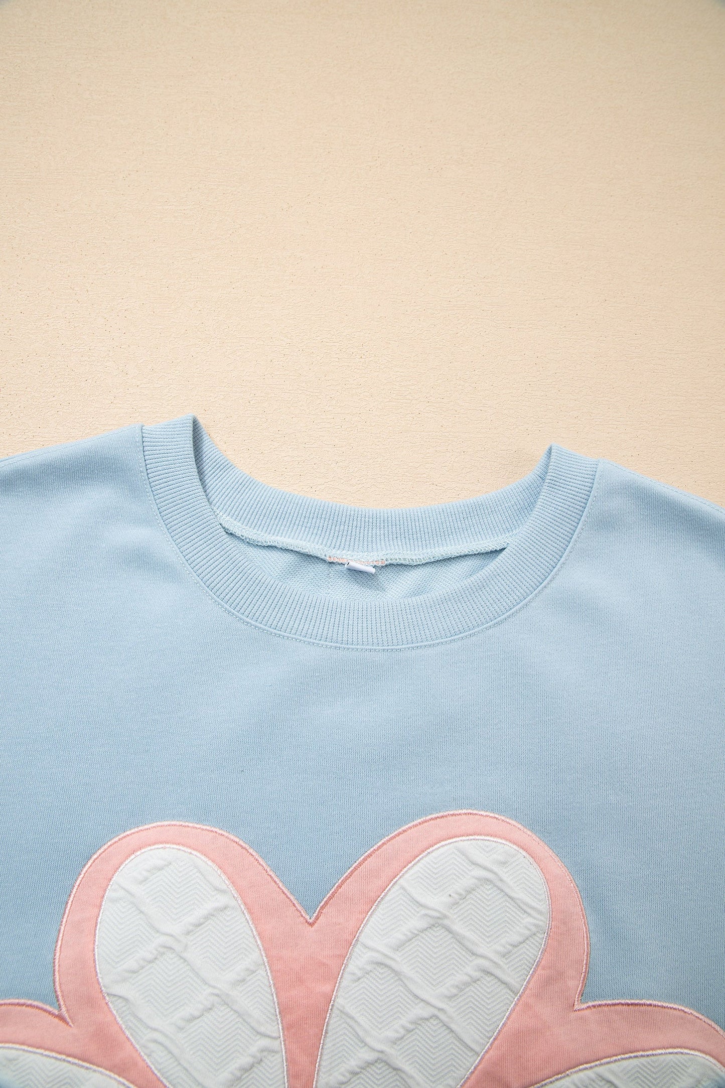 Floral Patchwork Stripe Long Sleeve Top