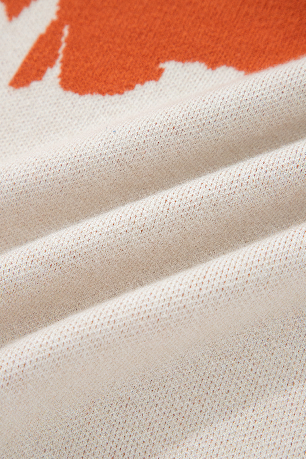 Floral Wide Long Sleeve Sweater