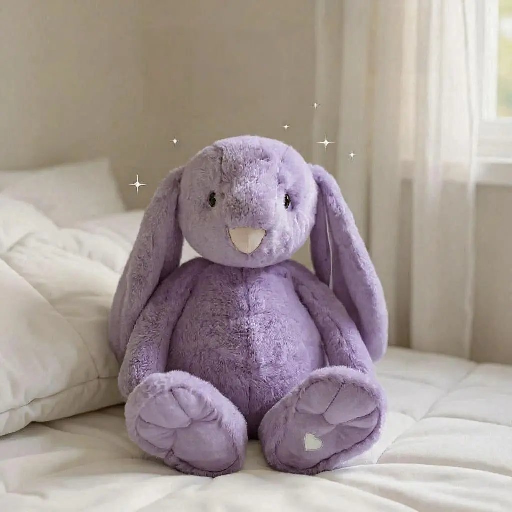 XL Xander Bunny — Oversized Bunny Plush with Warming Lavender Center