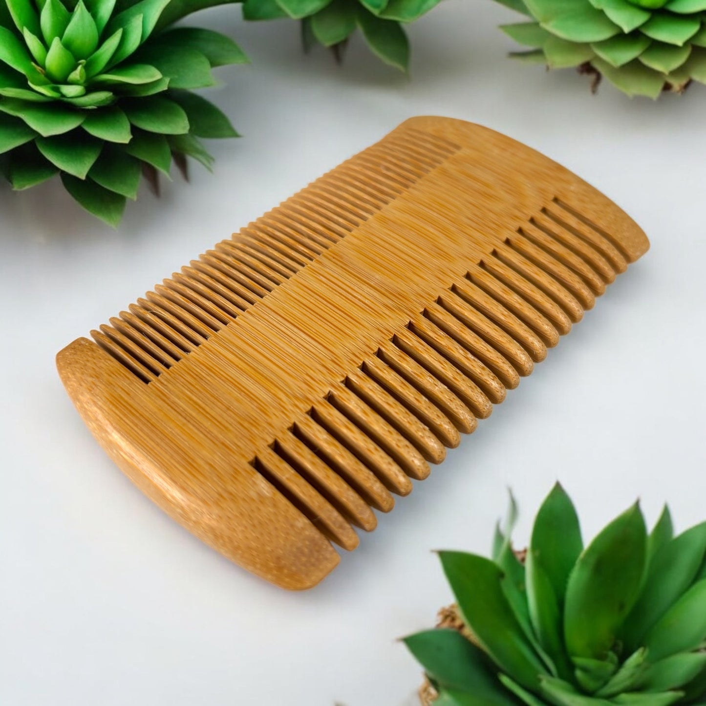Bamboo Beard Comb | Double-Sided