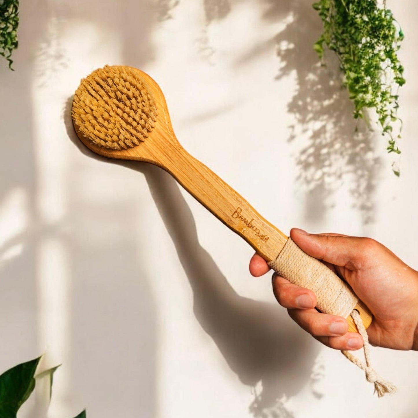 Bamboo Dry Brush | Sisal Bristles