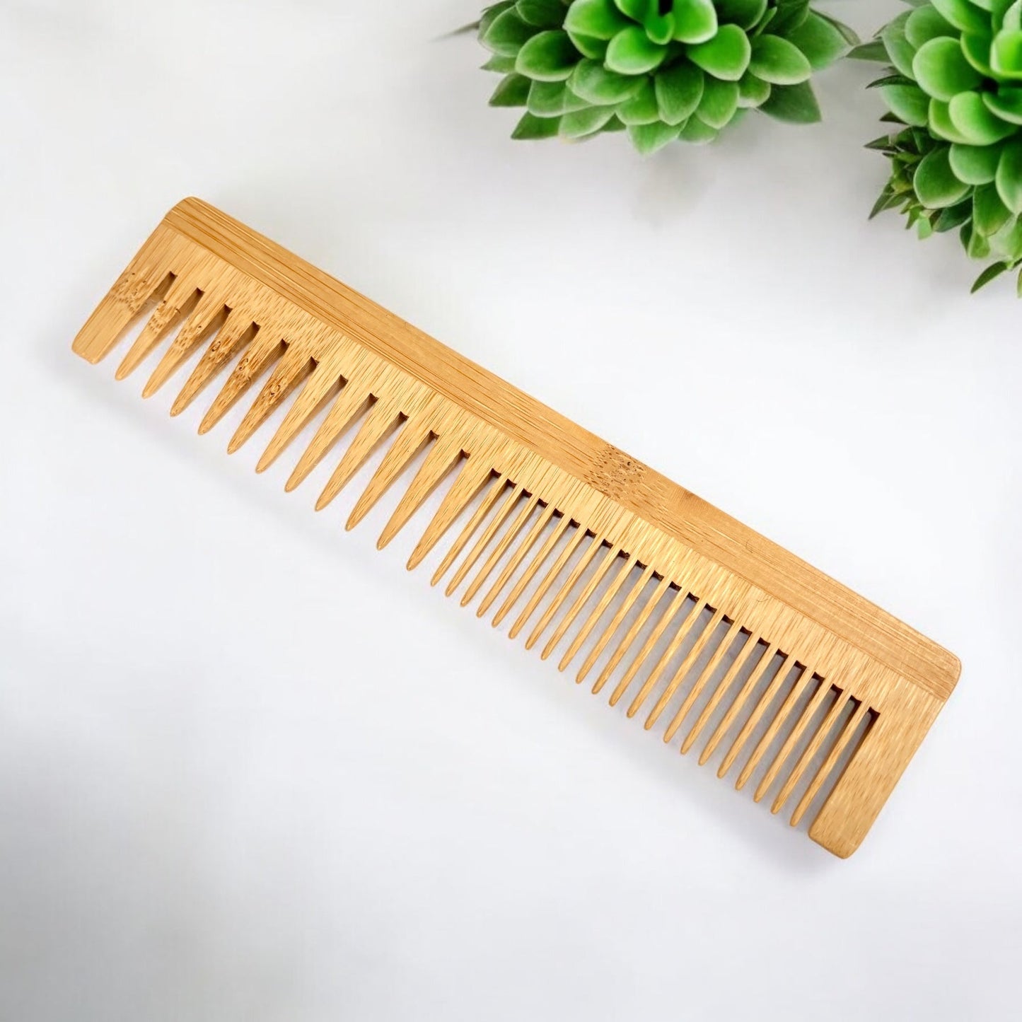 Bamboo Dual Pocket Comb