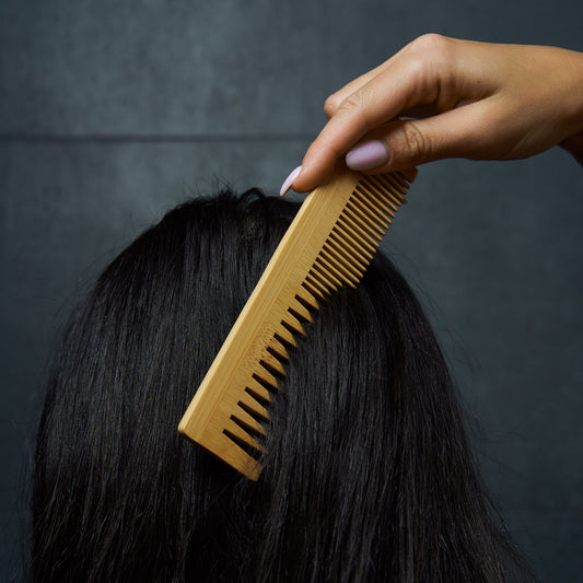 Bamboo Dual Pocket Comb