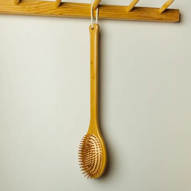 Bamboo Long Handle Back Massager