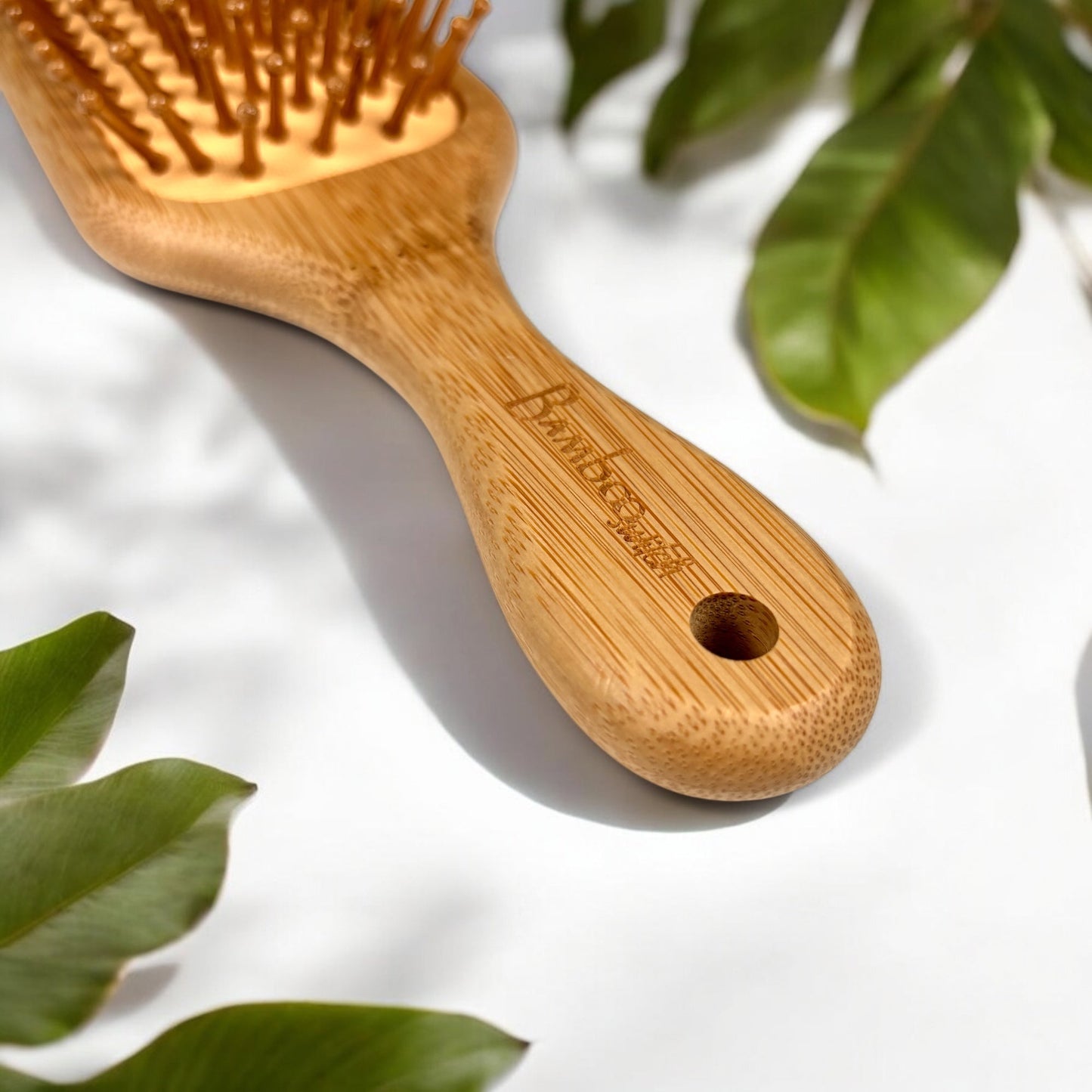 Bamboo Paddle Hair Brush | For Kids