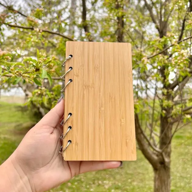 Bamboo Ringed Notebook