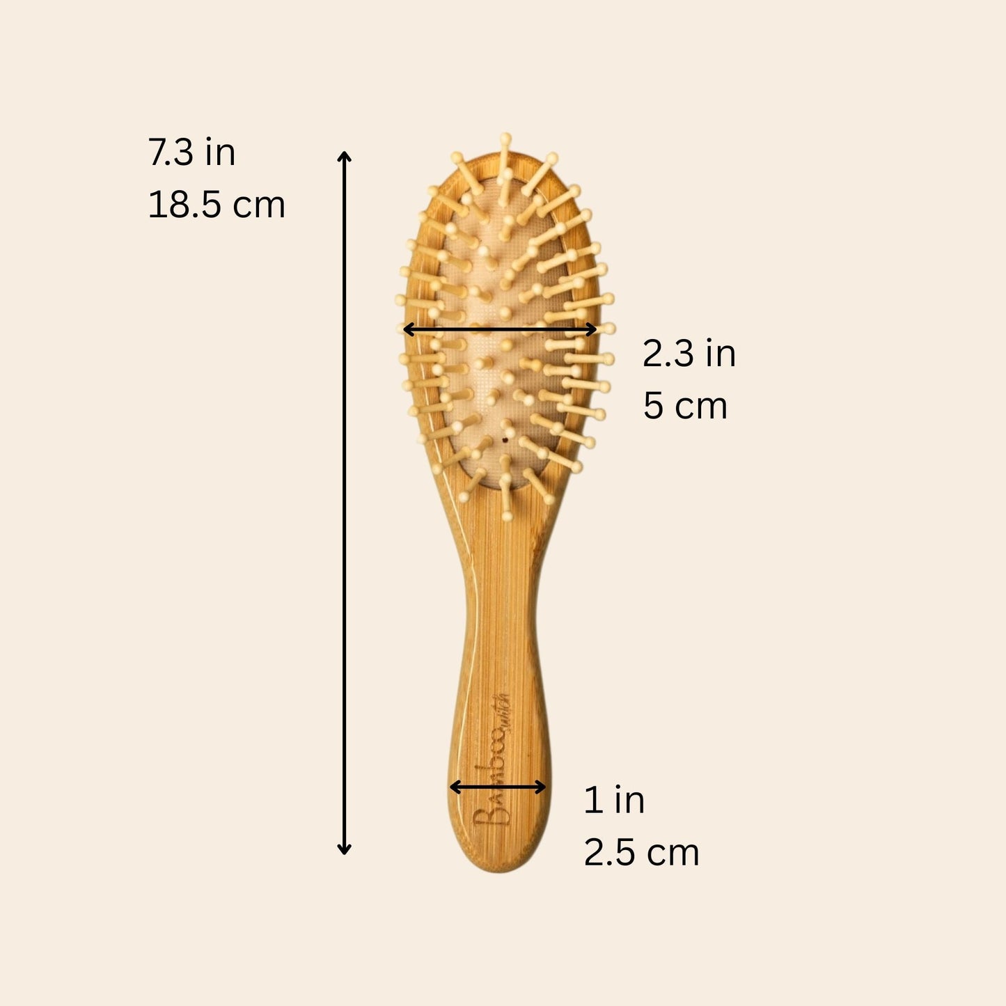 Bamboo Rounded Hair Brush | For Kids