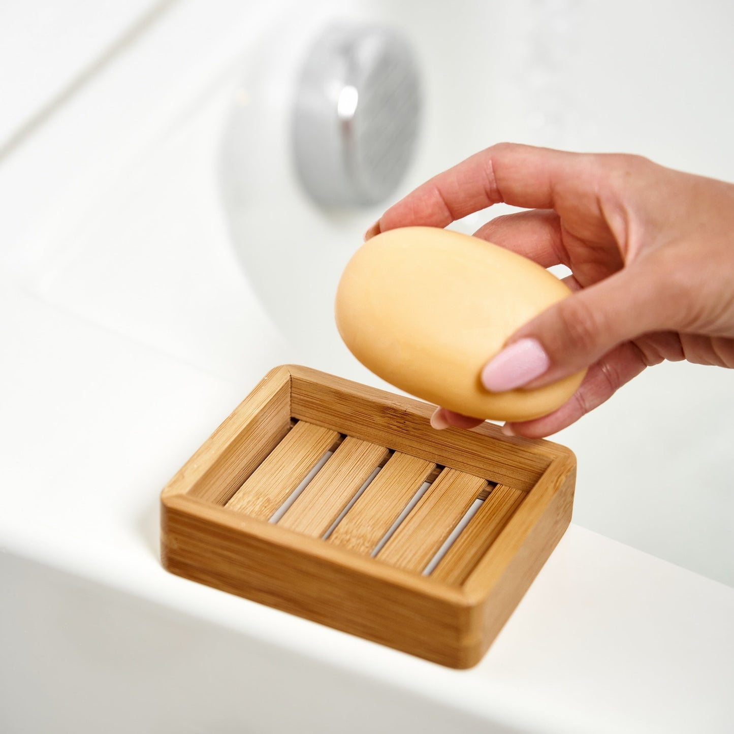 Bamboo Soap Lift | Deep Shelf