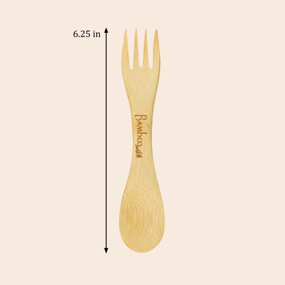 Bamboo Spork Utensil