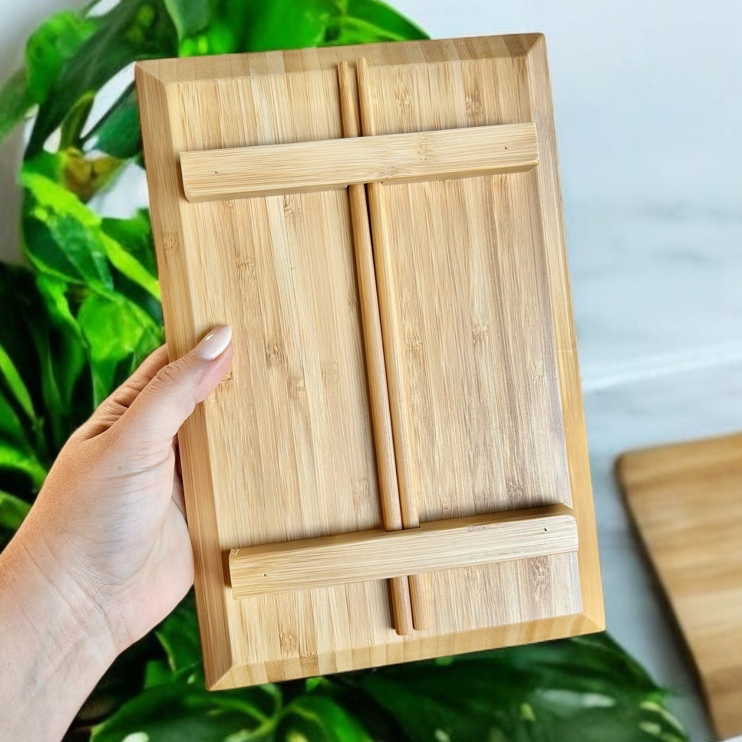 Bamboo Sushi Plate Set