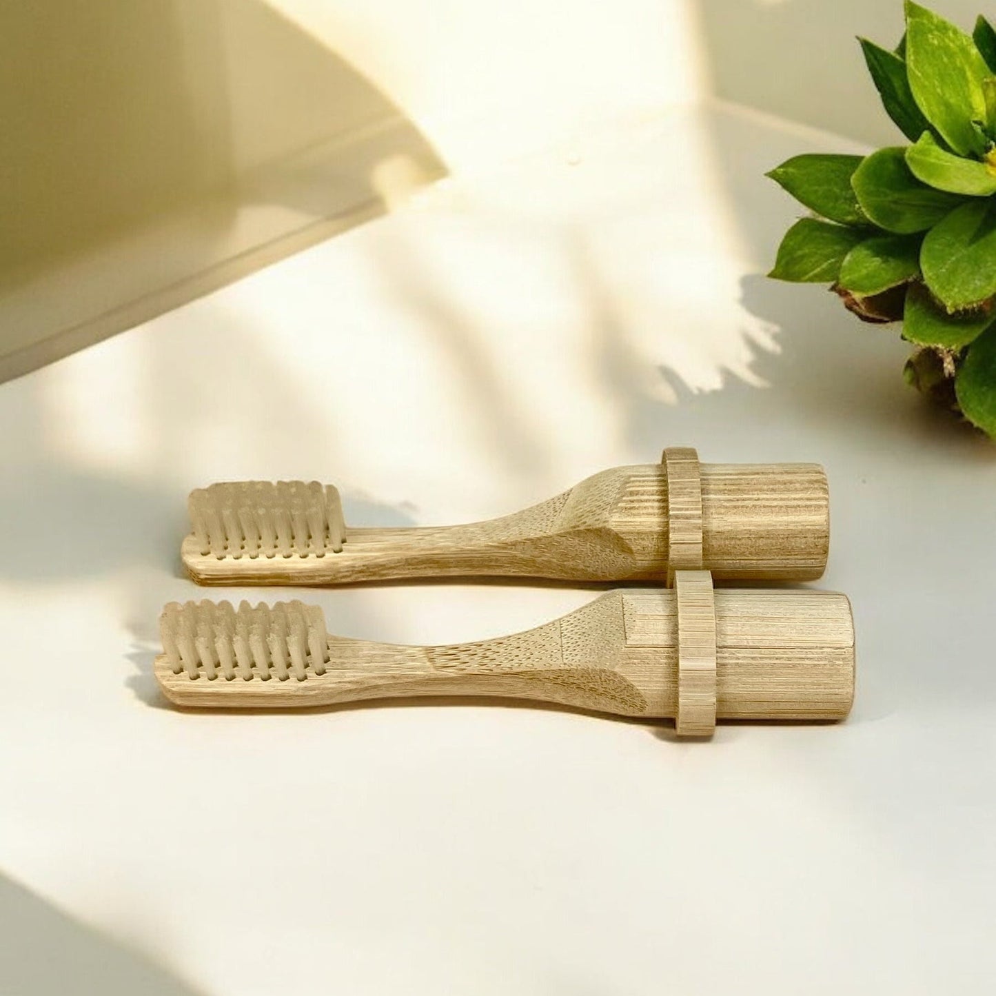 Bamboo Travel Toothbrush With Natural Bristles