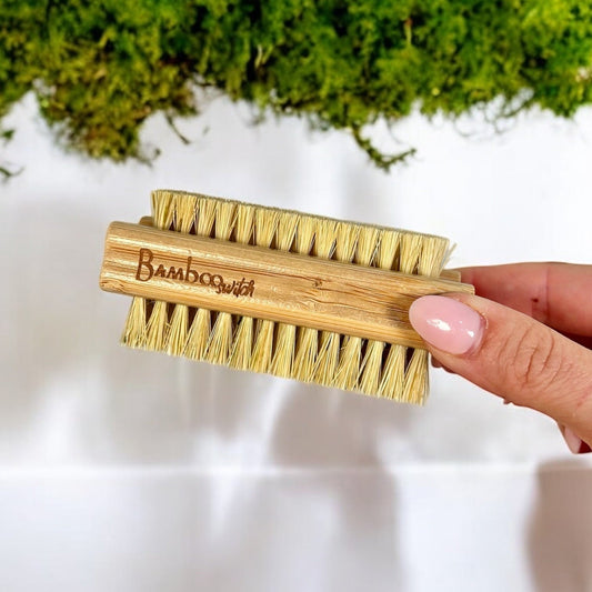 Bamboo Vegan Nail Brush | Sisal Bristles